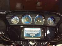 2014 CVO gauges in Blue