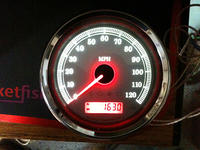 White Gauge w/Red Needles